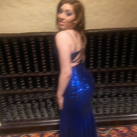 Blue Prom Dress - Picture 7 of 7